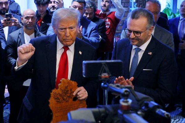 President Trump and Massad Boulos as Senior Advisor for Africa speaking about DRC & Rwanda during meeting with South Africa's President Ramaphosa
