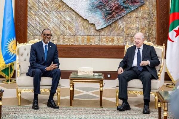 Kagame in Algiers: Rwanda and Algeria Deepen Bilateral Ties During Official Visit