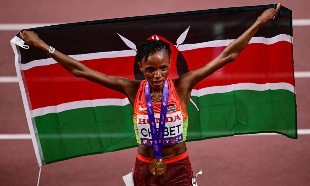 Kenya’s Beatrice Chebet wins first world 10,000m title at Tokyo championships